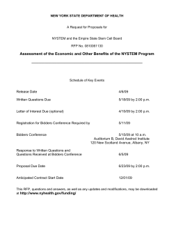 Request for Proposals