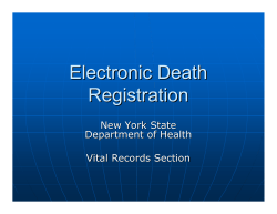 November 6 Conference Presentation