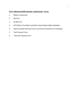 Part A: Medicaid Utilization Review and Quality Improvement - Forms