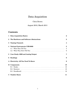 CB's Data Acquisition doc