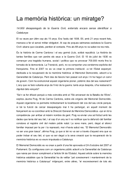 La mem ria hist rica: un miratge?