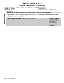 Instructional Plan 11/10 - 11/28