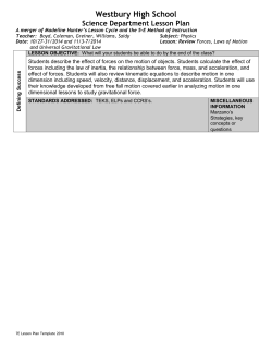 Instructional Plan 10/27 to 11/04