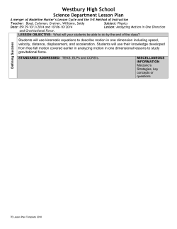 Instructional Plan 9/29 to 10/10