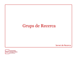 Descripci i caracter stiques grups