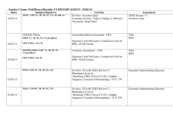 US History Lesson Plans: 2/2/15-2/6/15