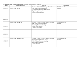 US History Lesson Plans: 3/23/15-3/27/15