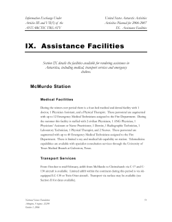 Assistance Facilities
