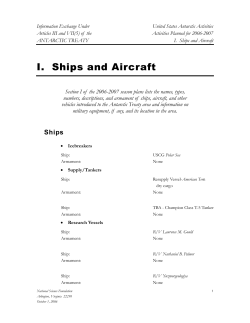 Ships and Aircraft