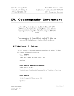 Oceanography - Government
