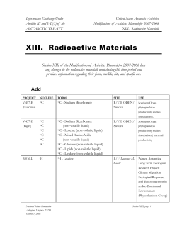 Radioactive Materials