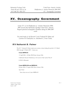 Oceanography - Government