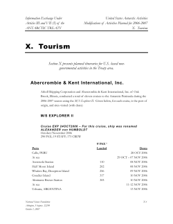 Tourism
