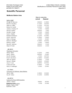 Appendix III. (2001-2002 Names of Personnel)