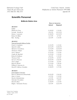 Appendix III. (1999-2000 Names of Personnel)