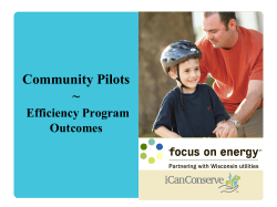 Ben Dickson, CB I, Focus on Energy Representative