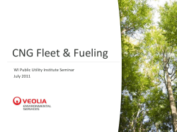 CNG Fleet and Fueling