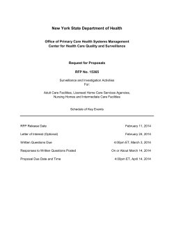 Request for Proposals