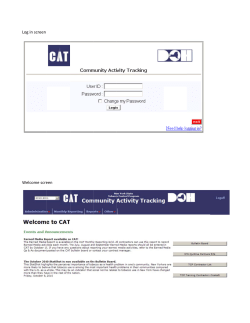 NY Web-Based Reporting System - Screen Shots (CAT)