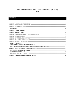 New York National Adult Tobacco Survey (NY NATS)