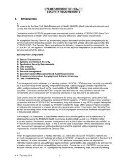 Security Requirements