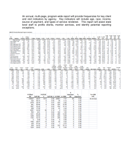 2F. Annual Performance Reports to all Agencies and NYSDOH