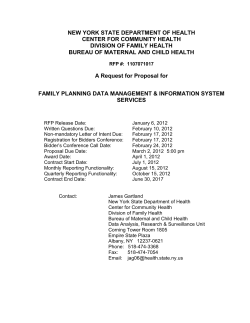 Request for Proposals