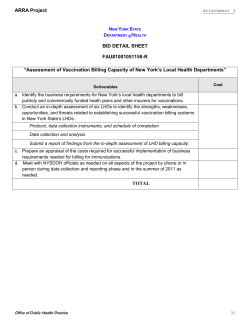 Attachment 3: Bid Detail Sheet