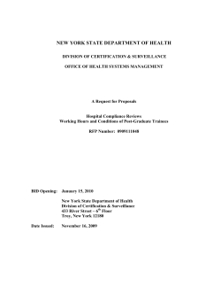 Request for Proposals