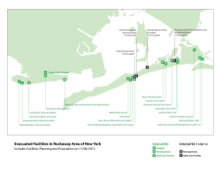 Evacuated Facilities in Rockaway Area of New York, Includes Facilities Planning an Evacuation on 11-06-2012
