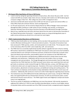 BFA Update
