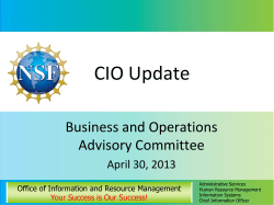 CIO Update