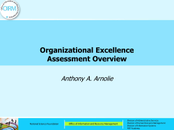 Organizational Excellence (OE)
