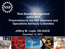 Risk-Based Management