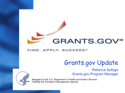 Grants.gov Update
