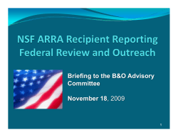 The American Recovery and Reinvestment Act