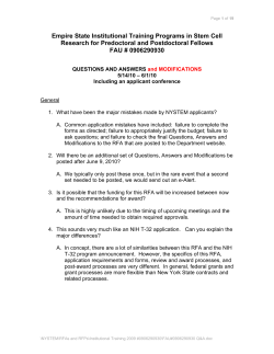 Questions, Answers, and Modifications