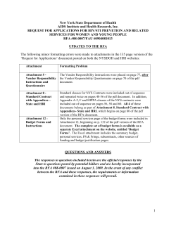 Questions, Answers and Updates