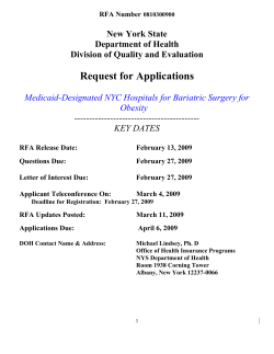 Request for Application