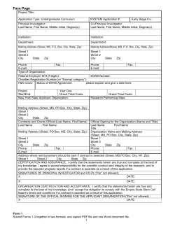 Fillable Forms 1 through 3