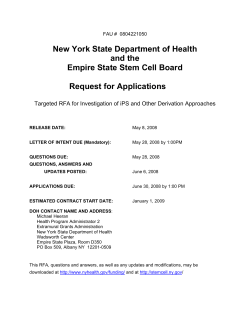 Request for Applications