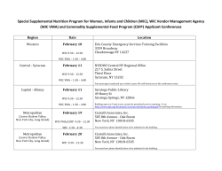 Applicant conferences