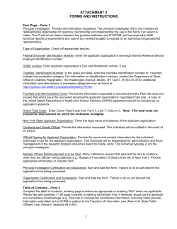 Attachment 2: Forms and Instructions