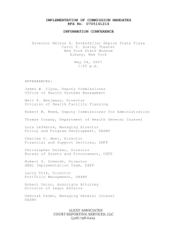 May 24, 2007 Information Conference Transcripts
