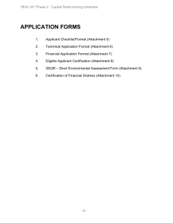 HEAL NY Phase 2 Application Template