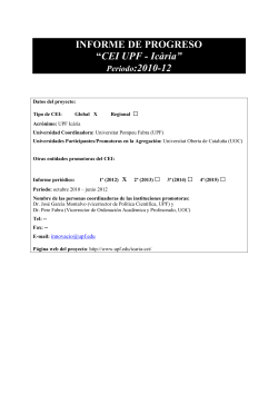 Informe de progr s
