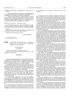 Llei 56/2007, de 28 de desembre, de mesures d'Impuls de la Societat de la Informaci .