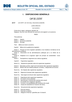 (Modificada per la llei 2/2011, de 4 de mar , d'economia sostenible)