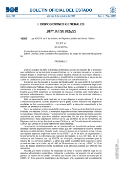 Llei 40/2015, d'1 d'octubre