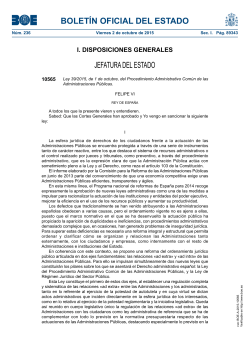 Llei 39/2015, d'1 d'octubre